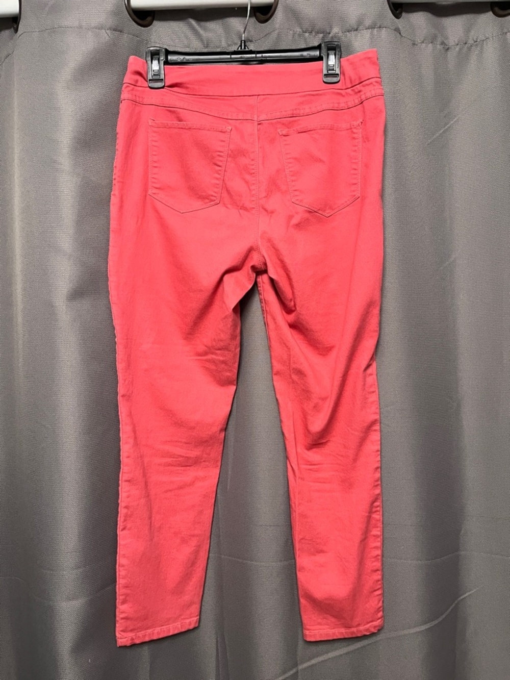 Tribal Women's Cropped Jeans in Coral Pink - Picture 2 of 4